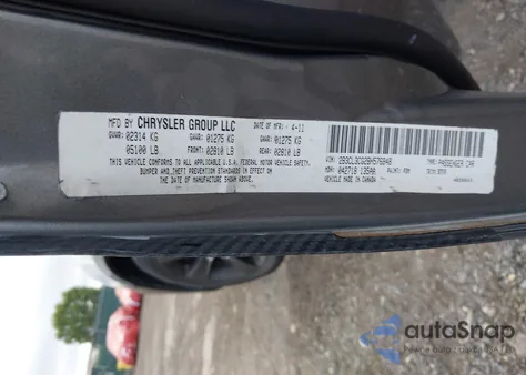 2011 Dodge Charger from USA, damaged, VIN 2B3CL3CG2BH576848